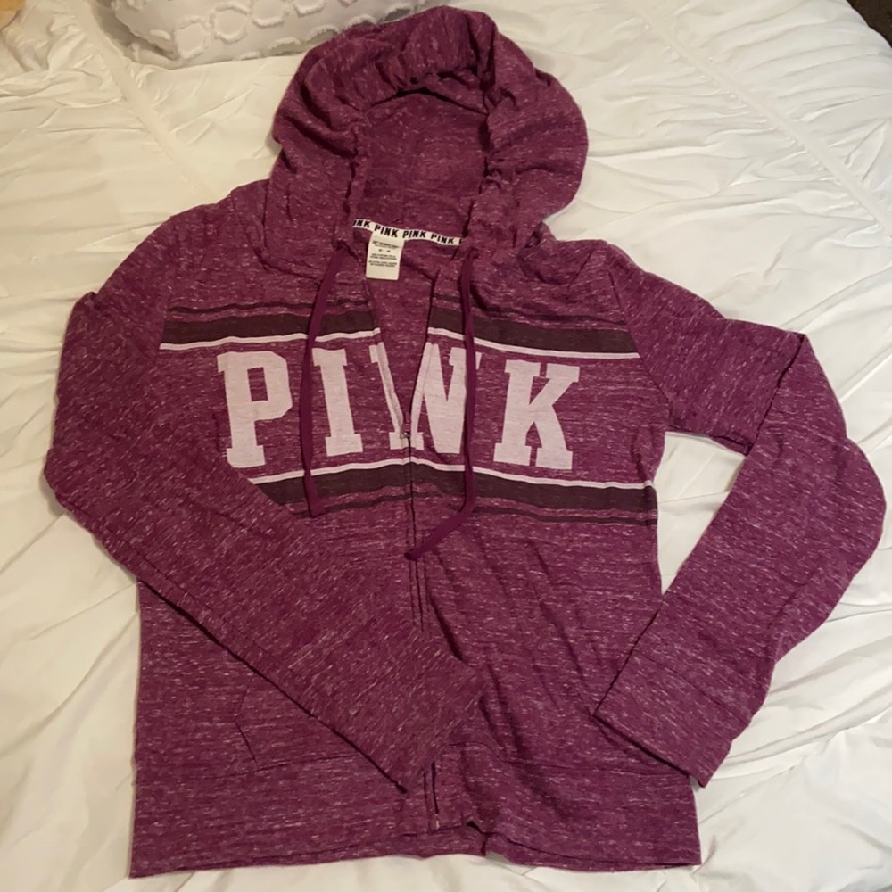 Purple PINK VS Full-Zip Sweatshirt
